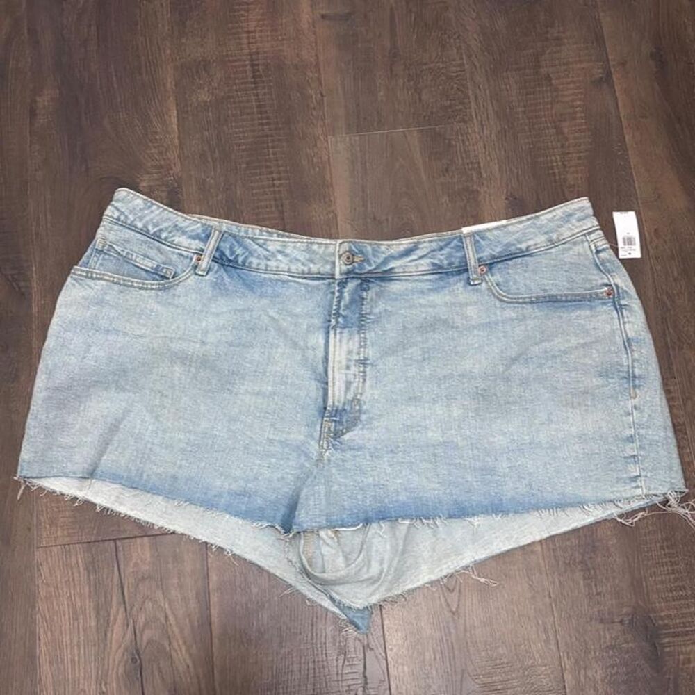 Old Navy Plus Size Cutoff Women's Blue Shorts Size 26